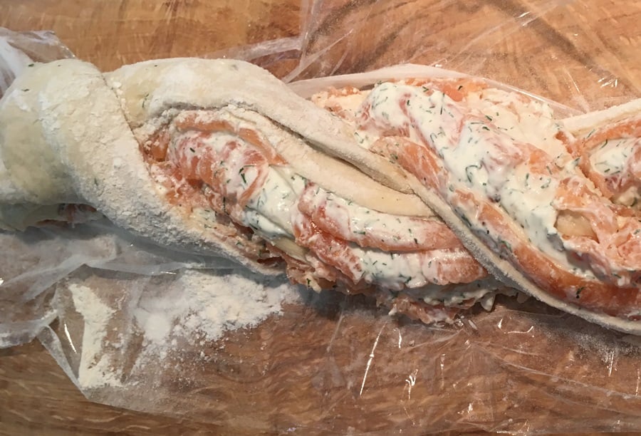 Die Lachs-Flechtrolle – Verdammt lecker! Bild 8 - KLAUWE BBQ