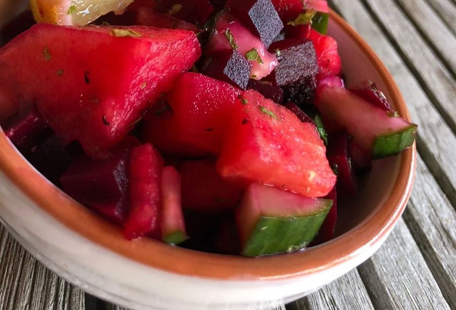 Für tropische Tage: Frischer Rote-Bete-Salat mit Wassermelone Bild 28 - KLAUWE BBQ
